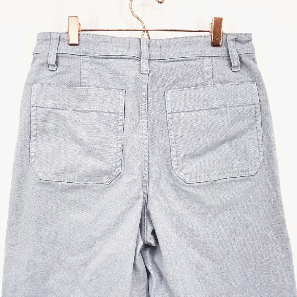 Madewell Slim Emmett Wide-Leg Crop Pants - Picture 5 of 10